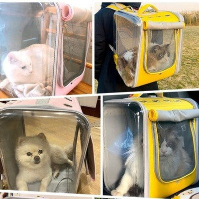 Portable Pet Backpack Outing Carry Bag Lightweight Carrier