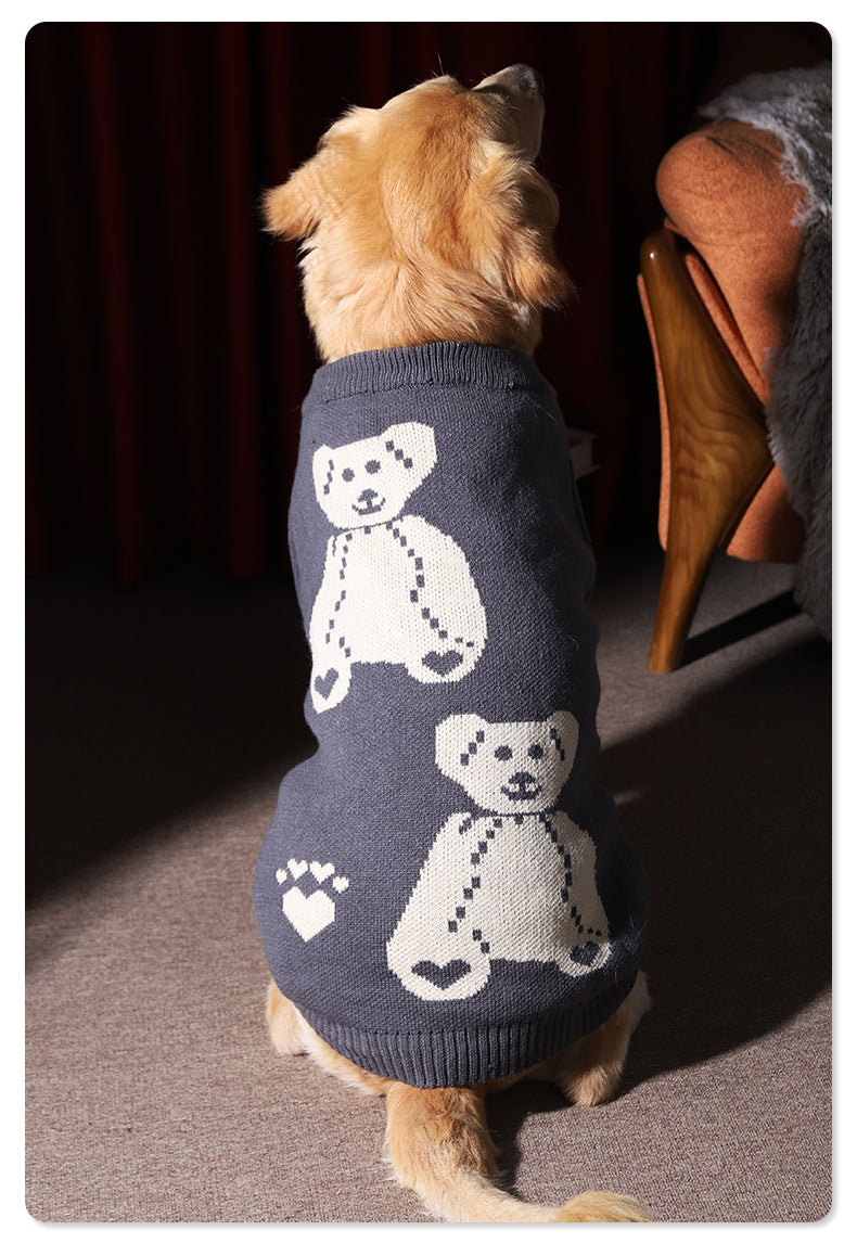 Winter Warm Thick Pet Sweater Large Breed Apparel
