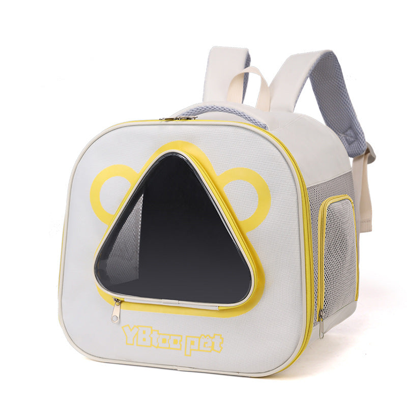 Portable Large Capacity Breathable Pet Backpack Travel Bag
