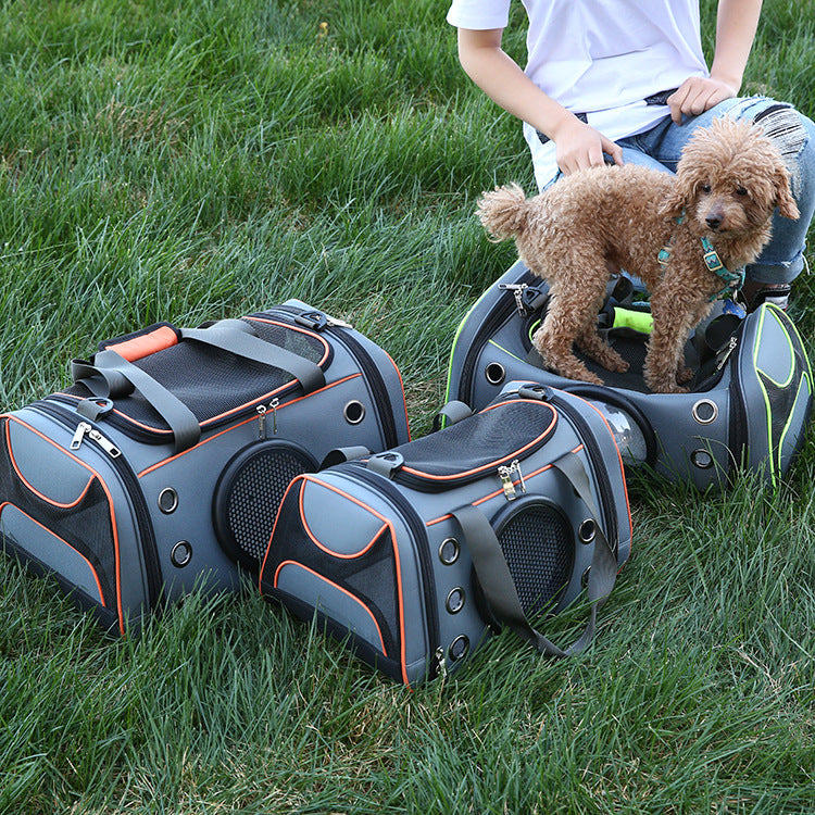 Portable Pet Backpack Diaper Travel Bag