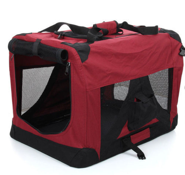 Foldable Outdoor Portable Pet Backpack Cage Bag