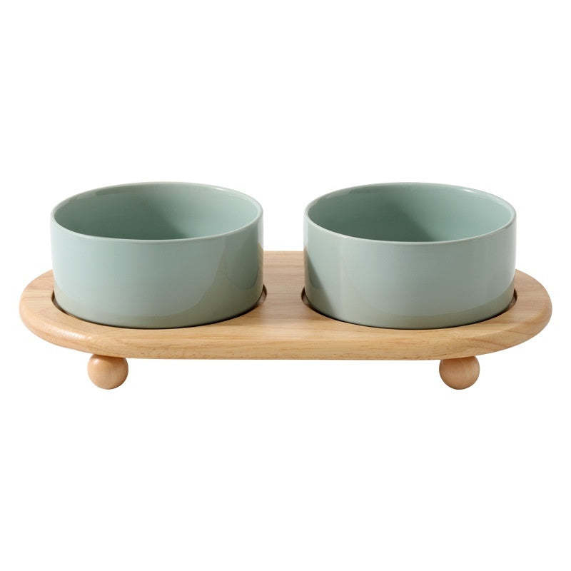 Ceramic Pet Food Bowl Durable Feeding Dish