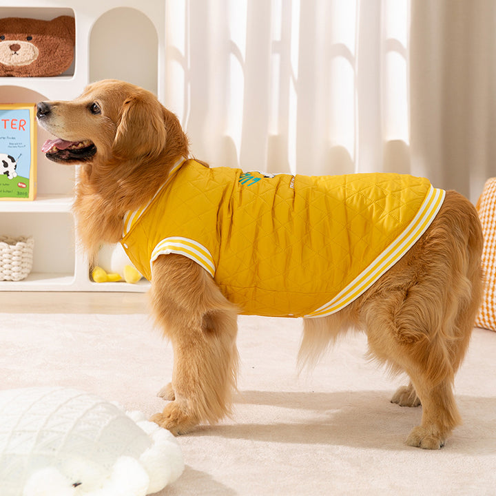 Autumn Winter Quilted Cotton Pet Jacket Warm Vest Clothing