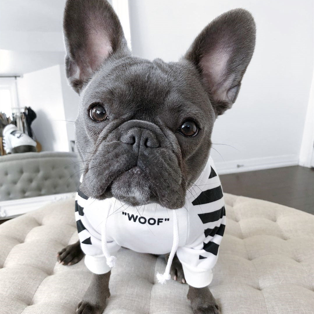 Three Stripe Fashion Pet Sweater Autumn Winter Apparel