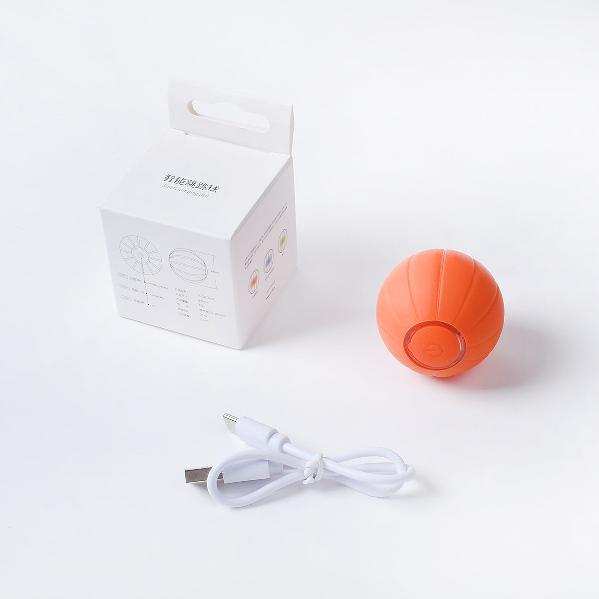 Smart Bouncing Silicone Rolling Pet Toy Interactive Ball
