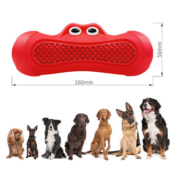 Natural Rubber Vocal Rugby Chew Toy For Pets