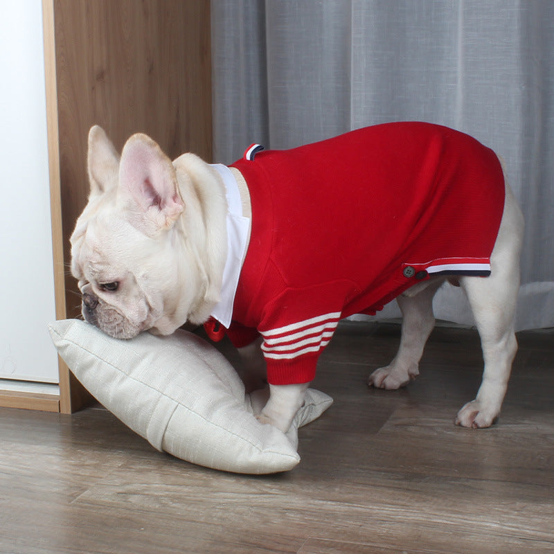 Christmas Autumn Winter Pet Sweater Festive Clothing Outfit
