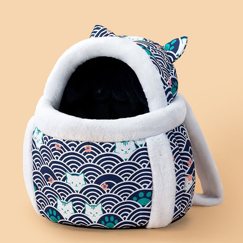 Animal Shaped Portable Pet Backpack Diaper Travel Bag