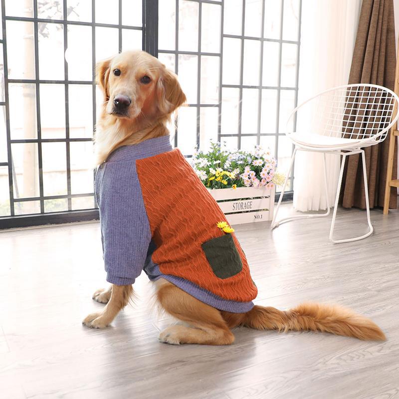Winter Thickened Pet Sweater Large Breed Apparel