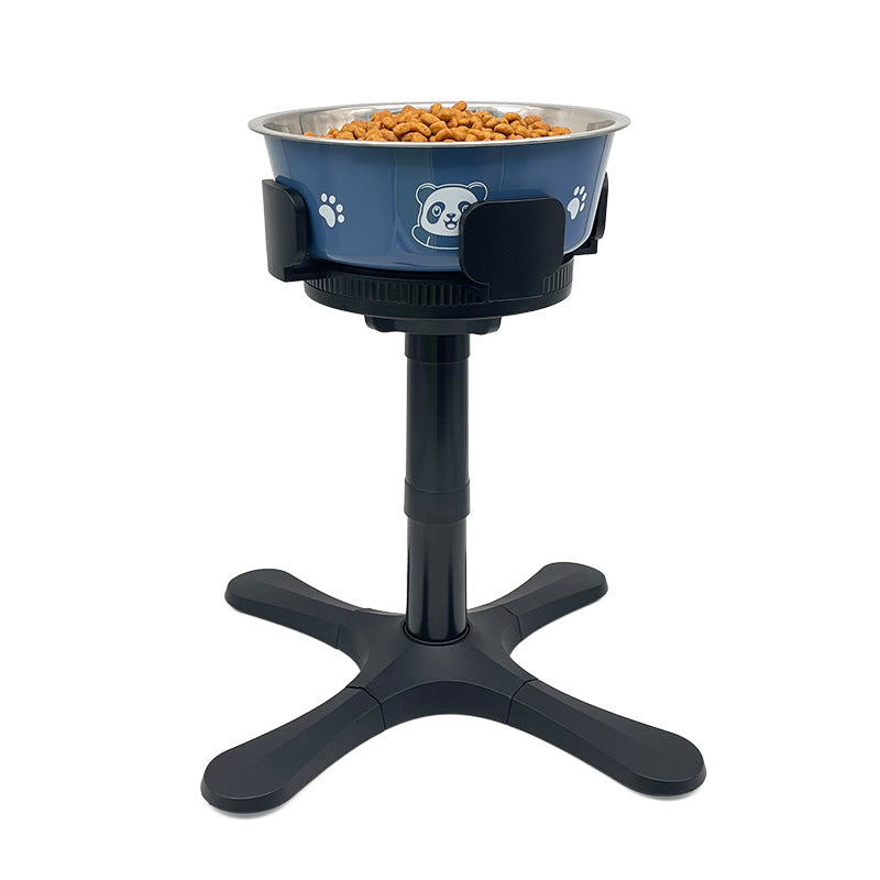 Adjustable Height Anti-Tumble Pet Bowl Bracket Stand