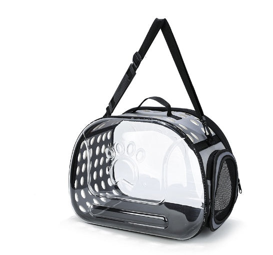 Portable Transparent Pet Backpack School Carrier Bag