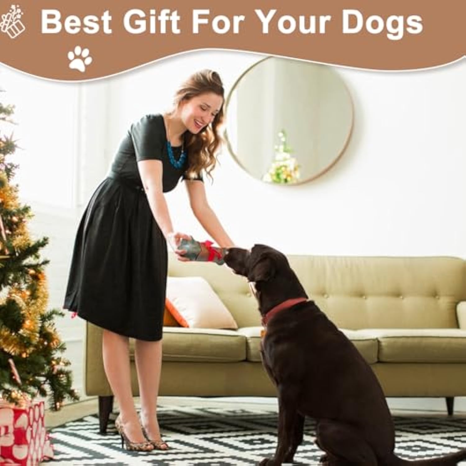 Durable Bacon Flavor Chew Toy For Large Pets