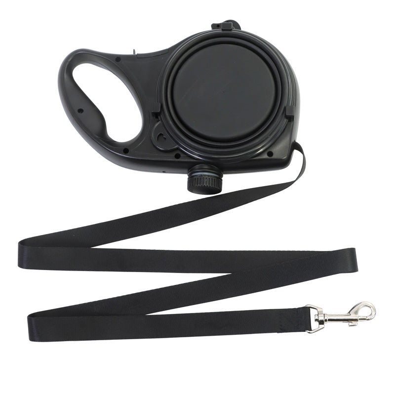 Pet 3 In 1 Portable Water Bottle Walking Leash Rope