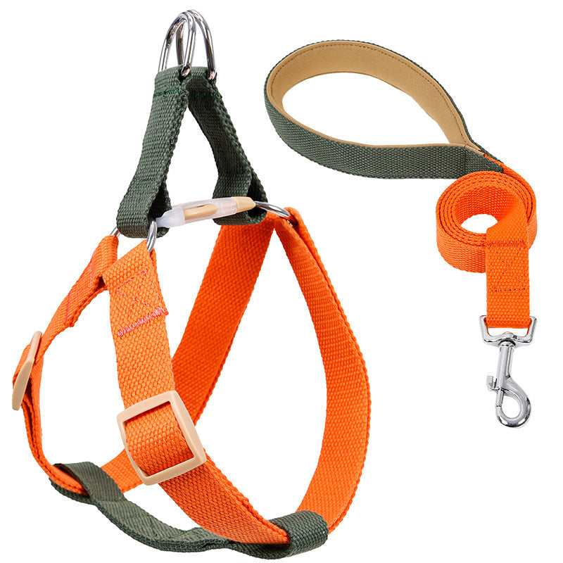 Pet Vest Style Drawstring Walking Leash Harness