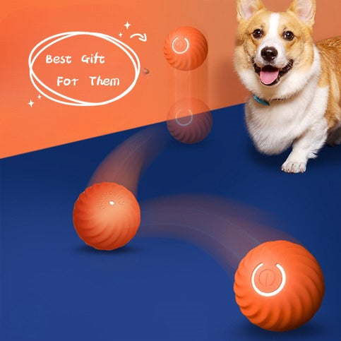 Durable Rubber Chew Ball Interactive Pet Training Toy