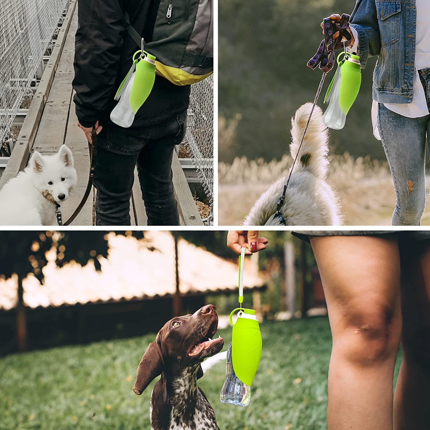 Portable Leak Proof Pet Water Dispenser Bowl Bottle