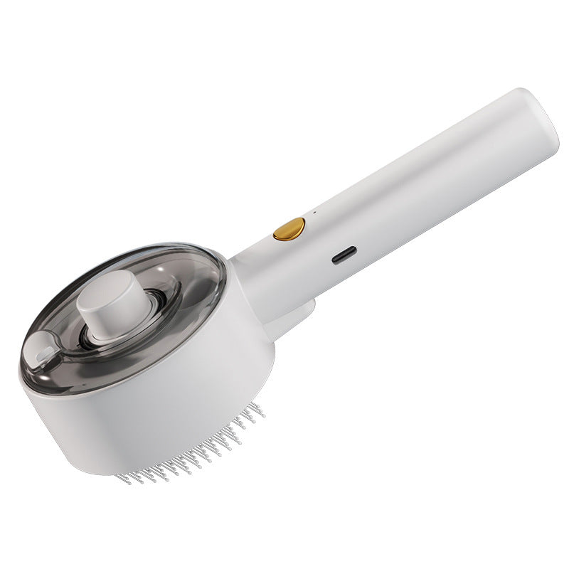 Pet Steam Grooming Self Cleaning Hair Removal Brush Tool