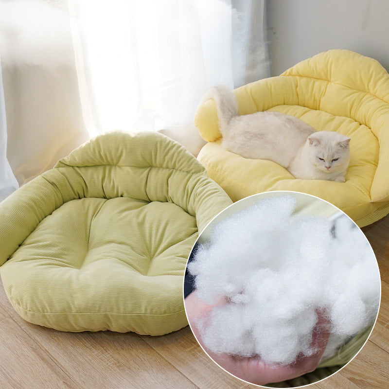 All Season Elevated Pet Bed Solid Wood Thickened Frame