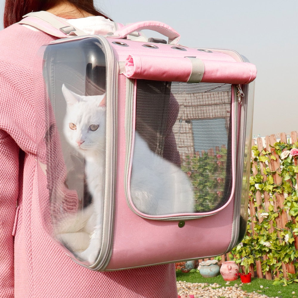 Portable Pet Backpack Outing Carry Bag Lightweight Carrier