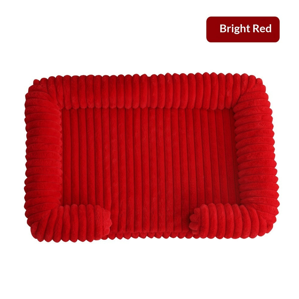 Warm Large Pet Sleeping Mat Bed Cushion Pad