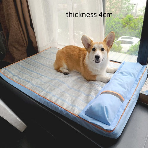 Pet Sleeping Mat Summer Anti-Bite Non-Stick Ice Mattress