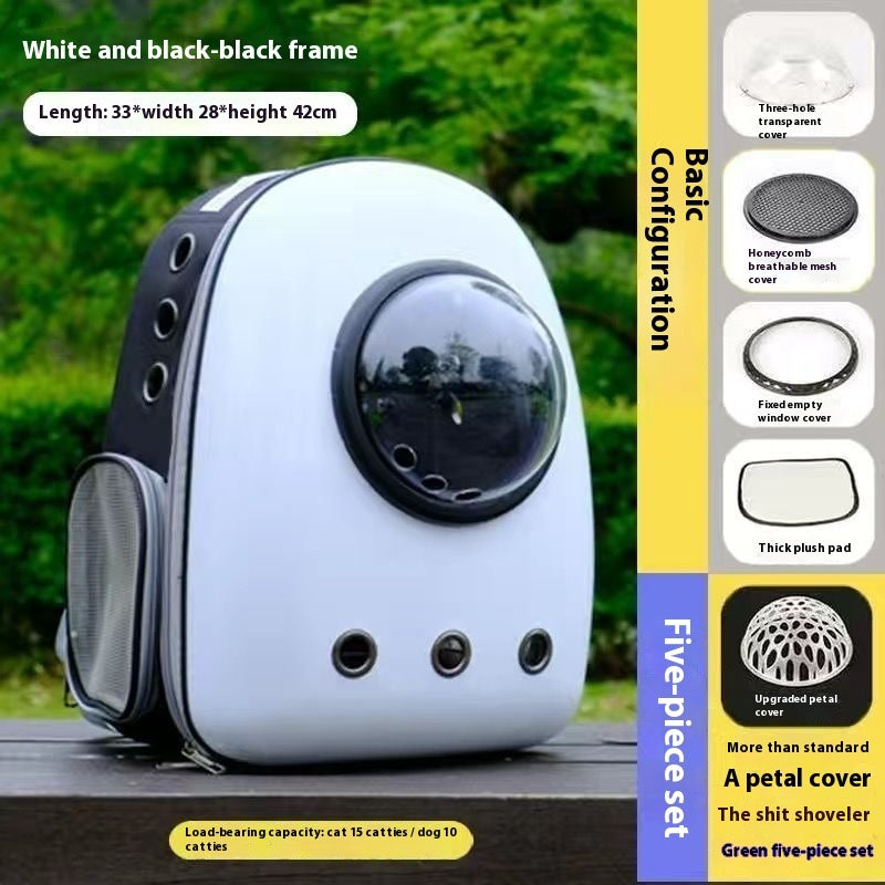 Large Capacity Space Capsule Pet Backpack Bag