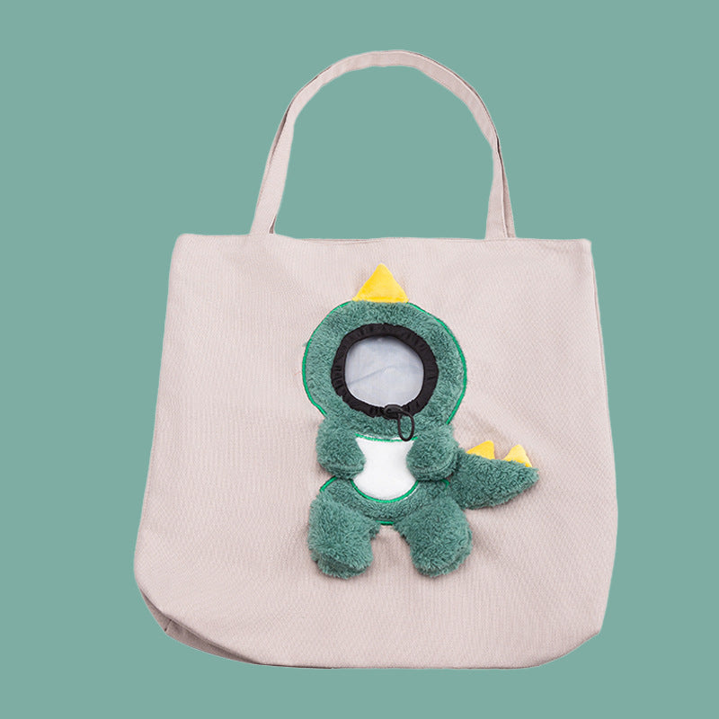 Animal Shaped Portable Pet Backpack Diaper Travel Bag