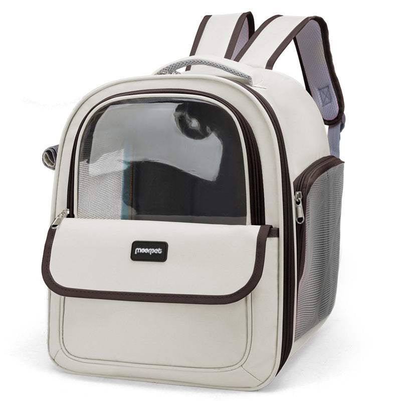 Breathable Portable Pet Shoulder Backpack Travel Bag