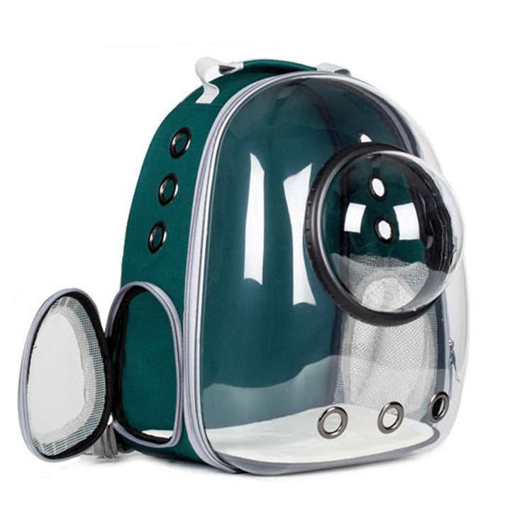Large Capacity Transparent Breathable Pet Backpack Bag