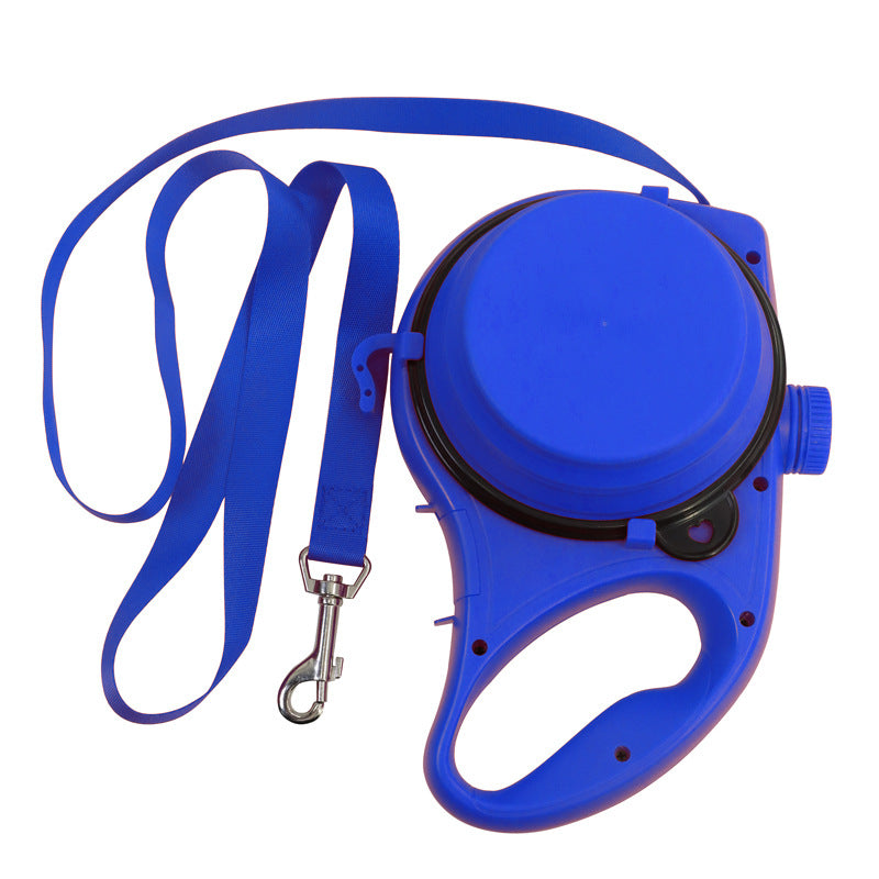 Pet 3 In 1 Portable Water Bottle Walking Leash Rope
