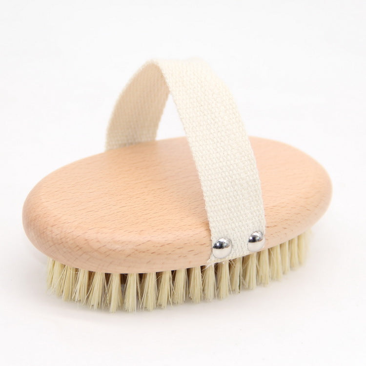 Pet Boar Bristle Palm Grooming Brush Shedding Control Tool