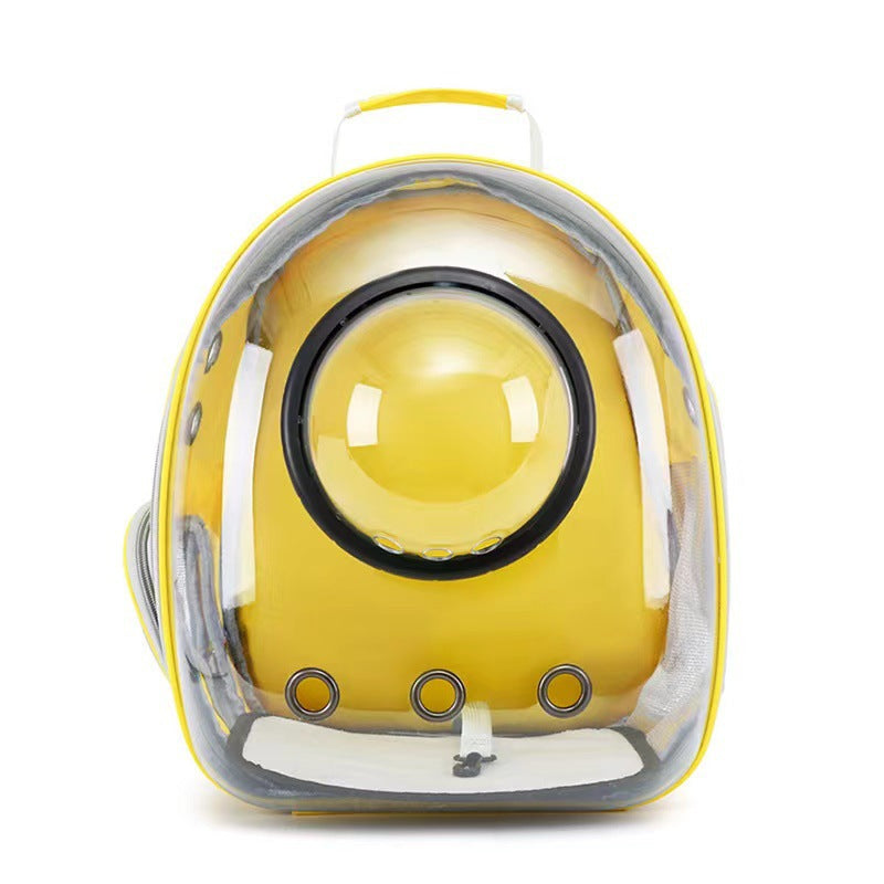 Large Capacity Transparent Breathable Pet Backpack Bag