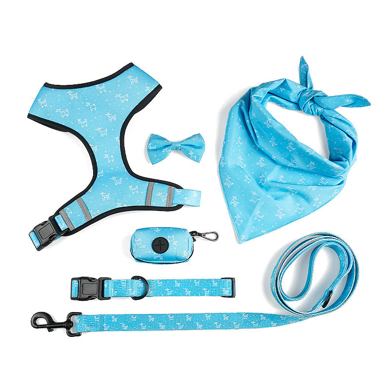 Bow Design Pet Leash Chest Harness