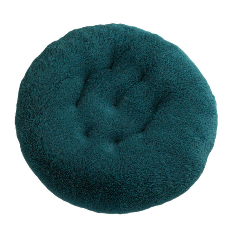 Plush Round Warm Pet Sleeping Mat Bed House Pad