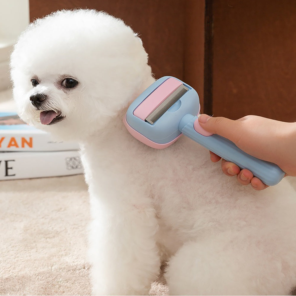 Pet Deshedding Grooming Brush Dematting Hair Removal Tool