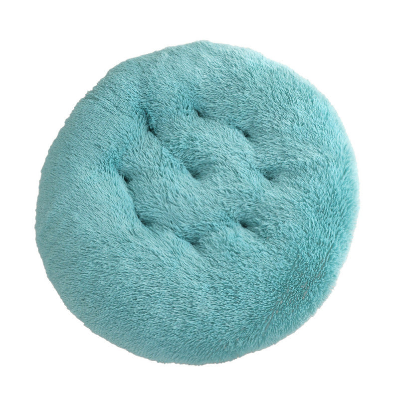 Plush Round Warm Pet Sleeping Mat Bed House Pad