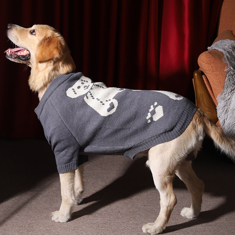 Winter Warm Thick Pet Sweater Large Breed Apparel