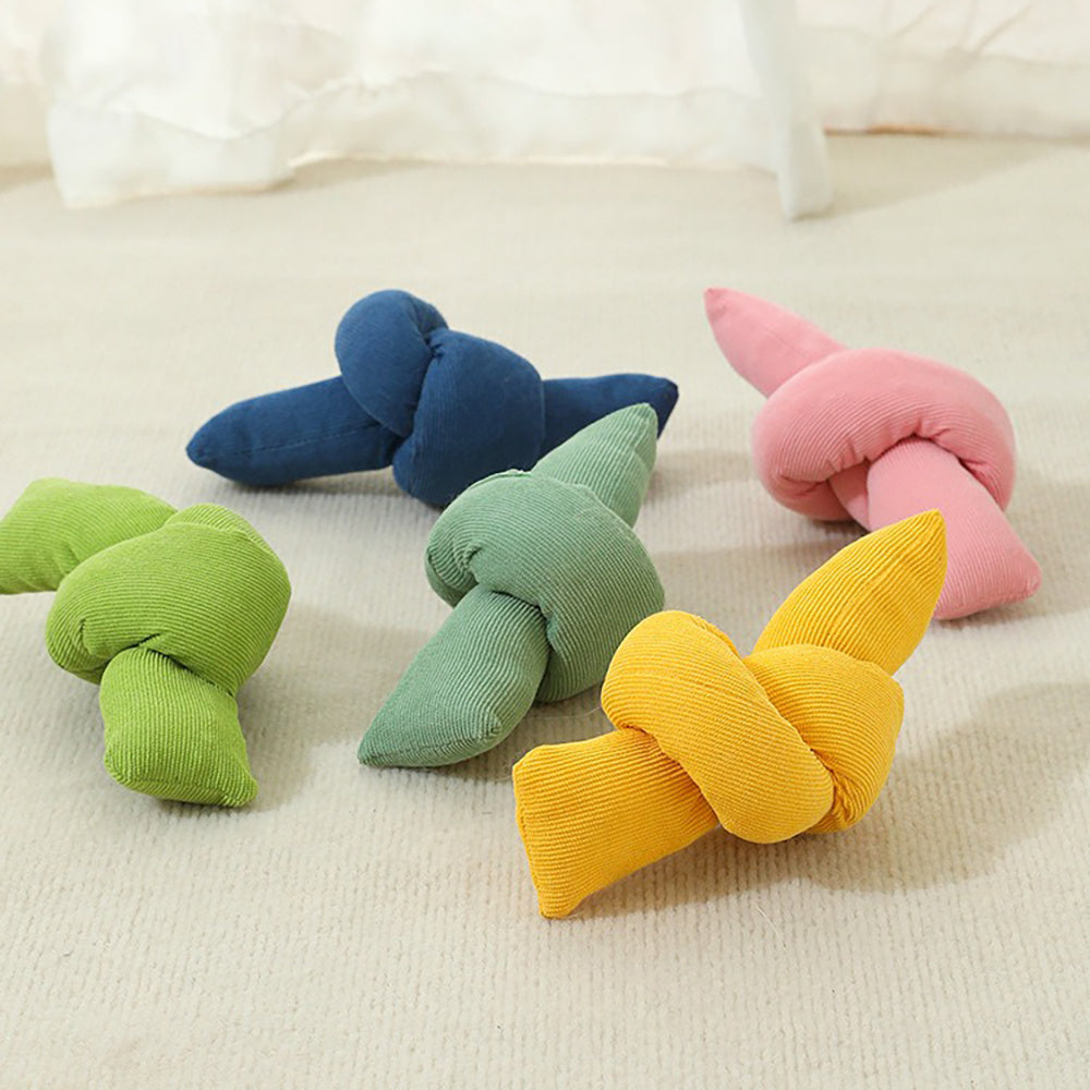 Natural Cotton Knot Tug Rope Interactive Pet Chew Toy