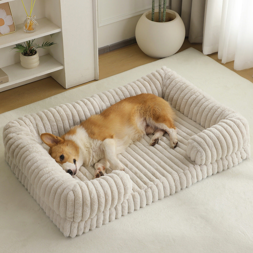 Warm Large Pet Sleeping Mat Bed Cushion Pad