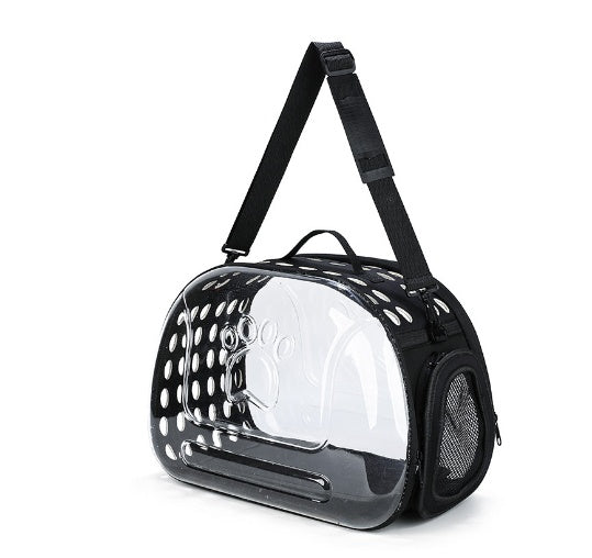 Portable Transparent Pet Backpack School Carrier Bag
