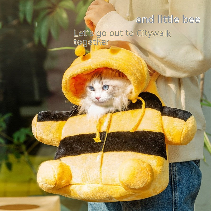 Animal Shaped Portable Pet Backpack Diaper Travel Bag