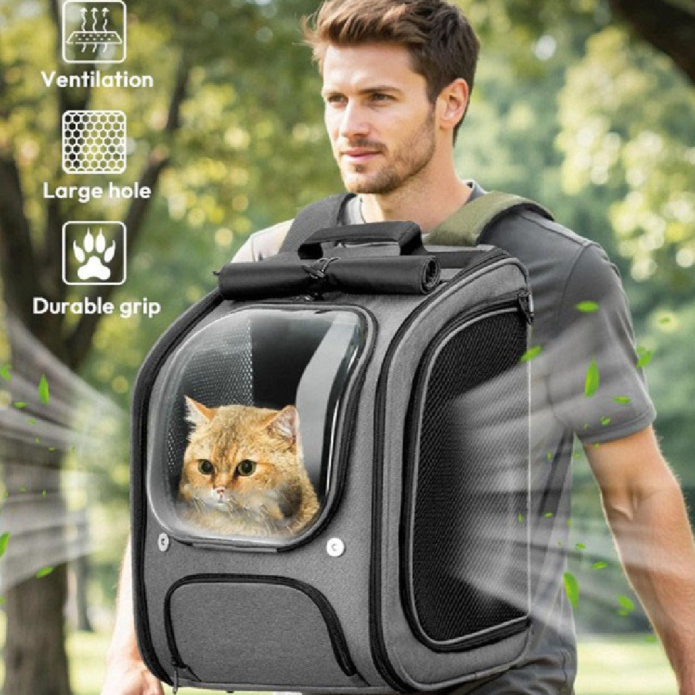 Portable Aviation Style Pet Fashion Backpack Bag