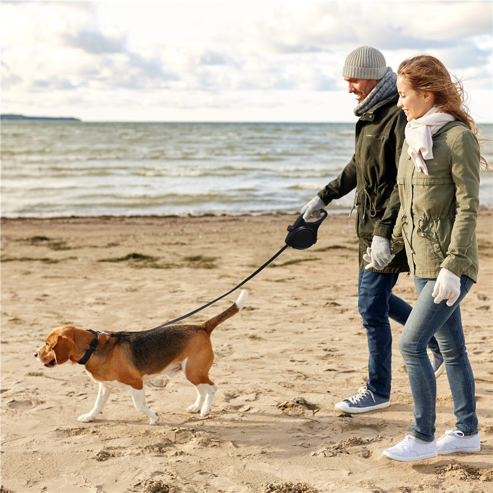 Pet 3 In 1 Portable Water Bottle Walking Leash Rope