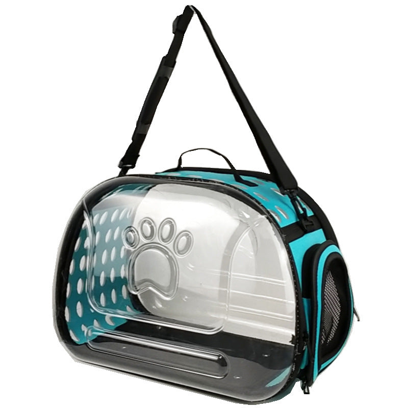 Portable Transparent Pet Backpack School Carrier Bag