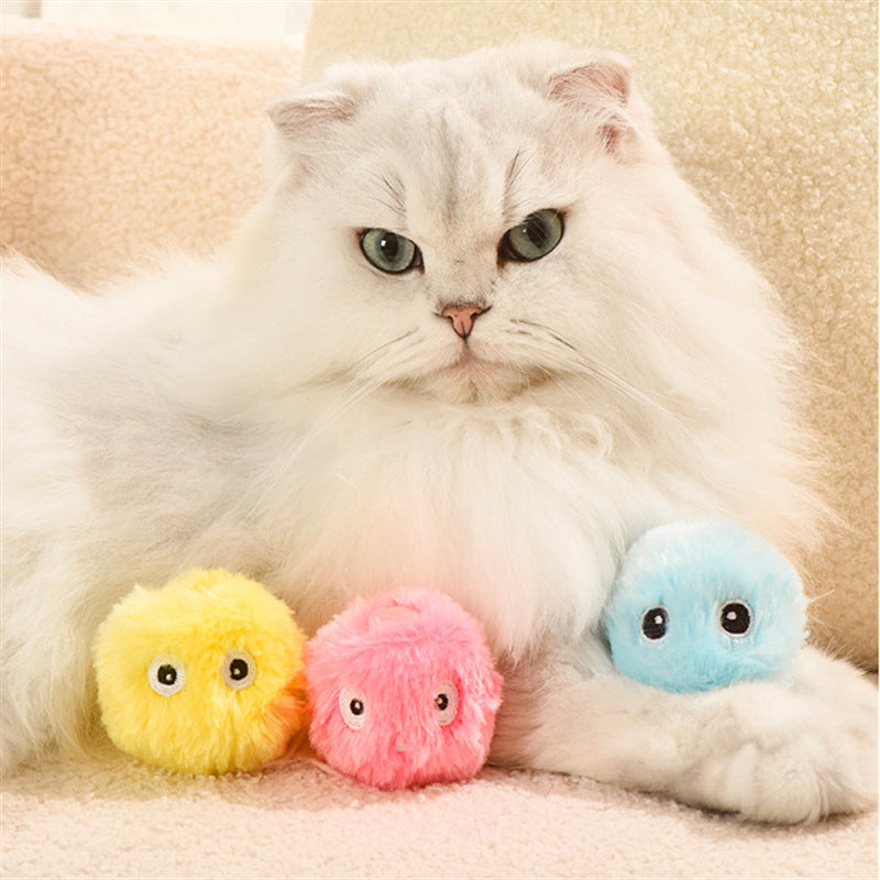 Light-Emitting Interactive Pet Teasing Ball Toy