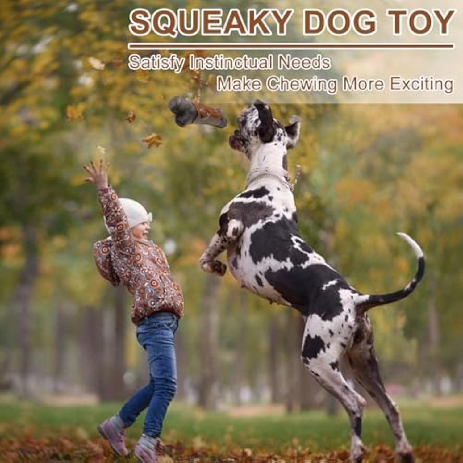 Durable Bacon Flavor Chew Toy For Large Pets