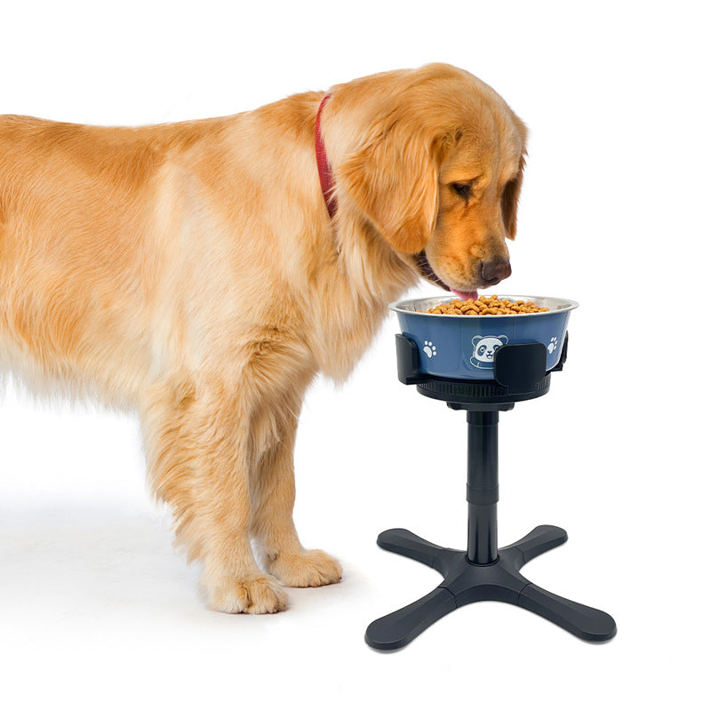 Adjustable Height Anti-Tumble Pet Bowl Bracket Stand