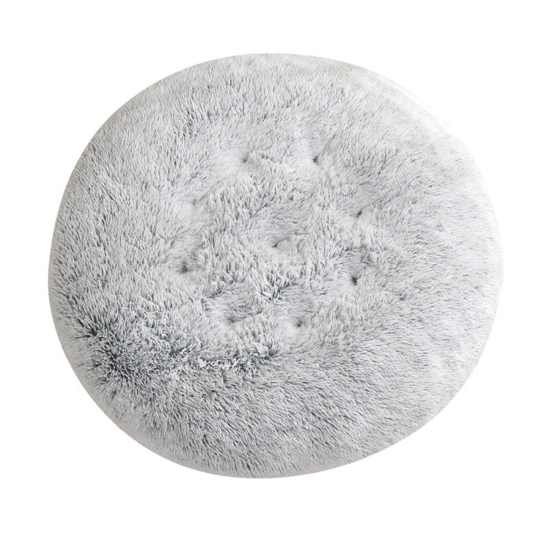 Plush Round Warm Pet Sleeping Mat Bed House Pad