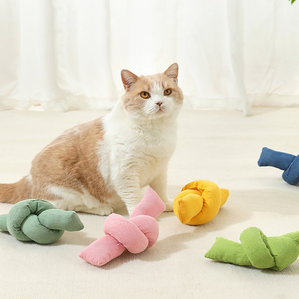 Natural Cotton Knot Tug Rope Interactive Pet Chew Toy