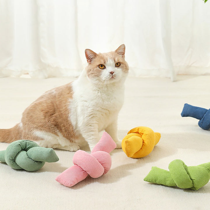 Natural Cotton Knot Tug Rope Interactive Pet Chew Toy